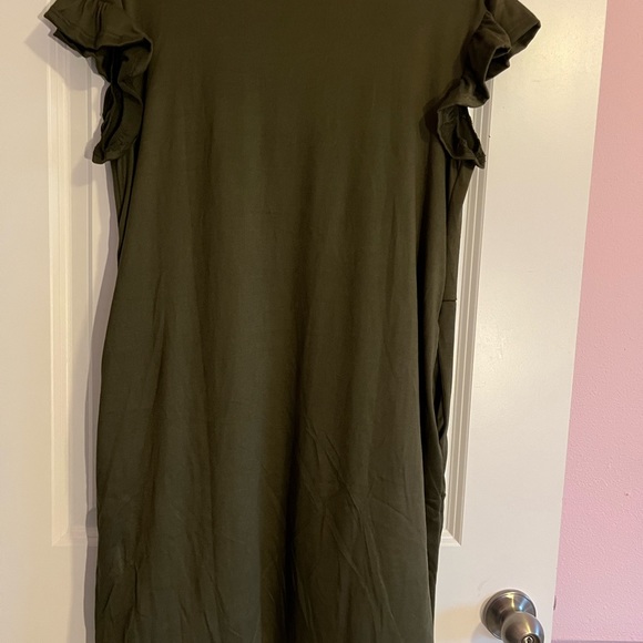 NWOT-Olive Green You & Me Dress - Picture 4 of 4